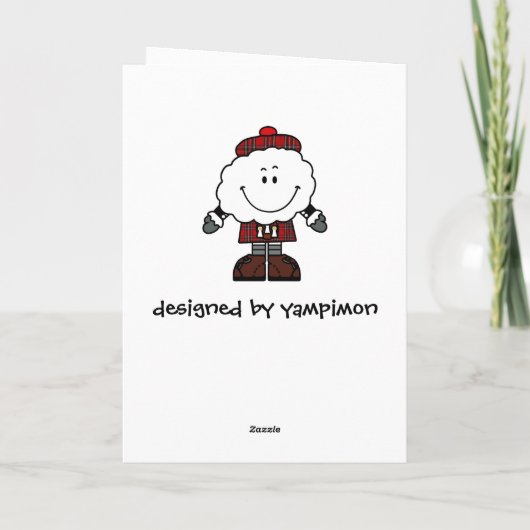 Tam McCloud Feiertagskarte (Rückseite)