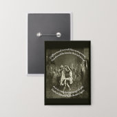 Tam O Shanter Burns Nacht Zitat in Grau Button (Vorderseite/Rückseite)
