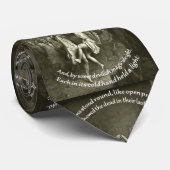 Tam O Shanter Burns Nacht Zitat in Grau Krawatte (Gerollt)