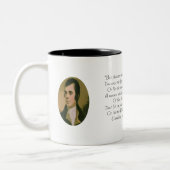 Tam O'Shanter Kaffee-Tasse Zweifarbige Tasse (Links)