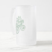 Tam wildes Willys Mattglas Bierglas (Vorderseite Links)
