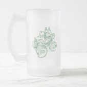 Tam wildes Willys Mattglas Bierglas (Links)