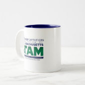 TAM ZWEIFARBIGE TASSE (Vorderseite Links)