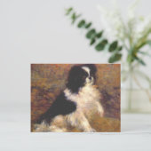 Tama, der japanische Hund von Renoir Postkarte (Stehend Vorderseite)