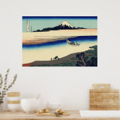 Tama River in der Provinz Musashi Poster (Küche)