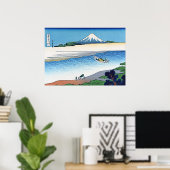 Tama River in der Provinz Musashi Poster (Heimbüro)