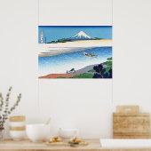 Tama River in der Provinz Musashi Poster (Küche)