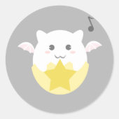 Tamadra! Runder Aufkleber (Vorderseite)