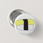 Tamago-Ei-Omelett-Sushi-Stück Button (Vorne & Hinten)