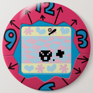 Tamagotchi Abzeichen Button