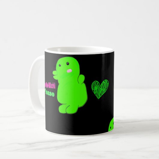 Tamagotchi-Tasse Kaffeetasse (Vorderseite Links)
