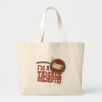 Tamale Caliente Funny Food Cartoon Slogan