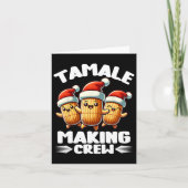 Tamale Crew Mexikanische Lebensmittelfamilie in Üb Karte (Vorderseite)