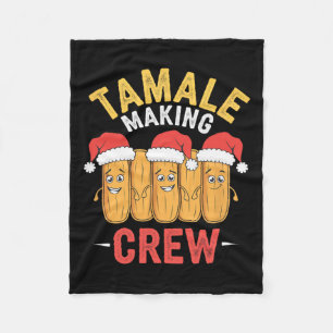 Tamale Crew Weihnachten Kochen Party Spaß Fleecedecke