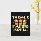 Tamale Making Crew Tamale Season Fun Mexikanischer Karte (Gelbe Blume)