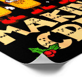 Tamale Making Crew Tamale Season Funny Mexican Chr Poster (Ecke)