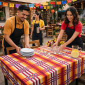 "TAMALE" - TABLECLOTH - HISPANISCHES ERBE TISCHDECKE