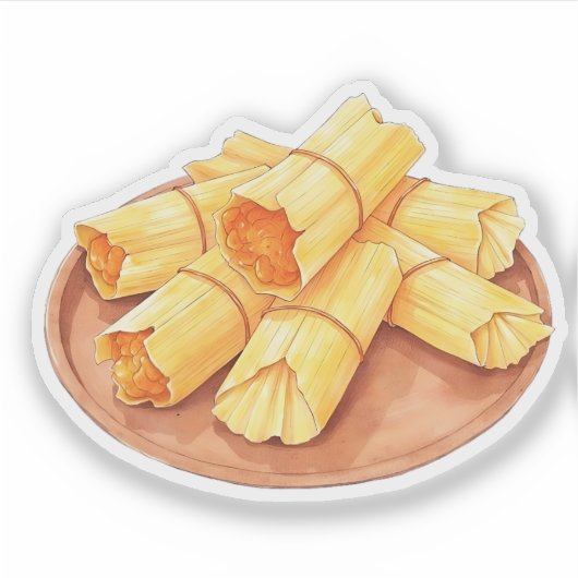 Tamales Aufkleber (Vorderseite)