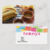 Tamales Business Cards Visitenkarte (Vorne/Hinten)