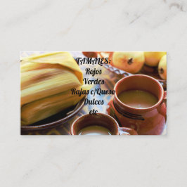 Tamales Business Cards Visitenkarte