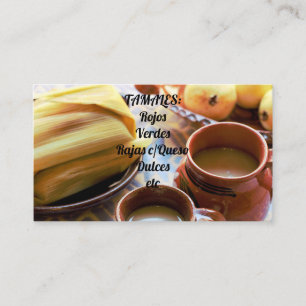 Tamales Business Cards Visitenkarte