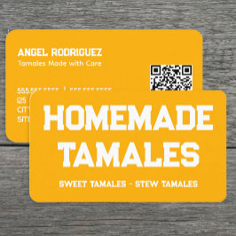 Tamales Custom QR Visitenkarte