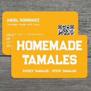 Tamales Custom QR Visitenkarte