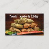 Tamales de elotes visitenkarte (Vorderseite)