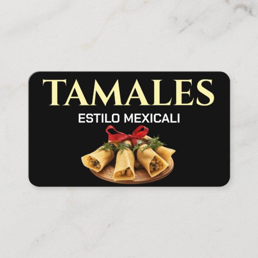 Tamales Estilo Mexicali Visitenkarte (Vorderseite)