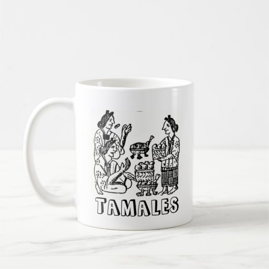 Tamales (florentinischer Kodex, 16. Jahrhundert) Kaffeetasse (Links)