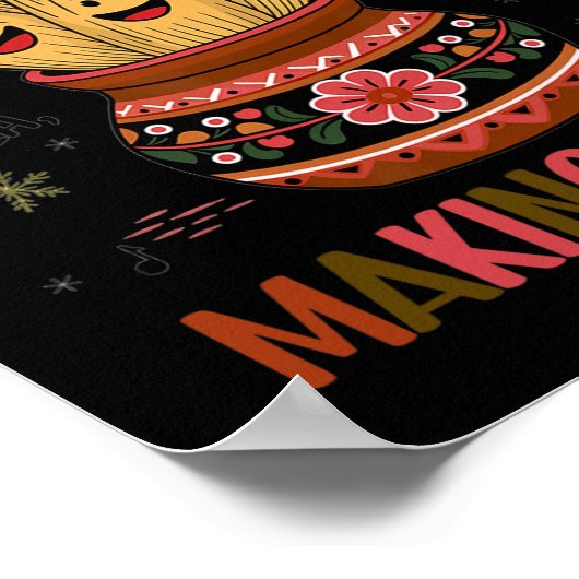 Tamales Making Crew Tamale Saison Funny mexikanisc Poster (Ecke)
