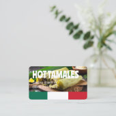 Tamales Mexikanisch Visitenkarte (Stehend Vorderseite)