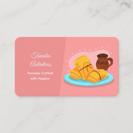 Tamales Visitenkarte (Vorderseite)