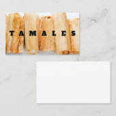 Tamales Visitenkarte (Vorne/Hinten)