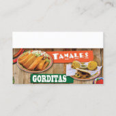 Tamales Y Gorditas Business Card Visitenkarte (Vorderseite)