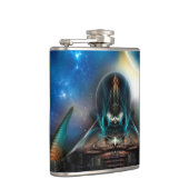 Tamalin 5 Science Fiction Artwork Flask Flachmann (Rechts)