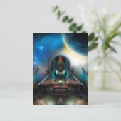 Tamalin 5 Science Fiction Fraktal Kunstwerk Postkarte (Stehend Vorderseite)