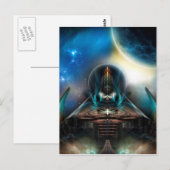 Tamalin 5 Science Fiction Fraktal Kunstwerk Postkarte (Vorne/Hinten)