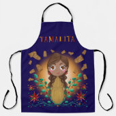 Tamalita Tamal Zia Blume Tamales Schürze (Vorderseite)