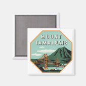 Tamalpais Gepäcksiegel Magnet (Vorderseite/Rückseite)