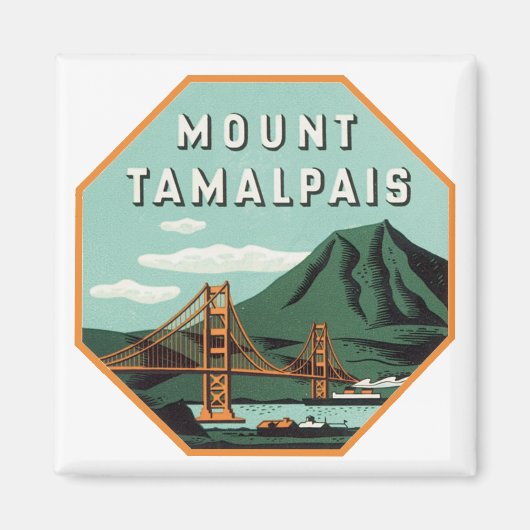 Tamalpais Gepäcksiegel Magnet (Vorne)