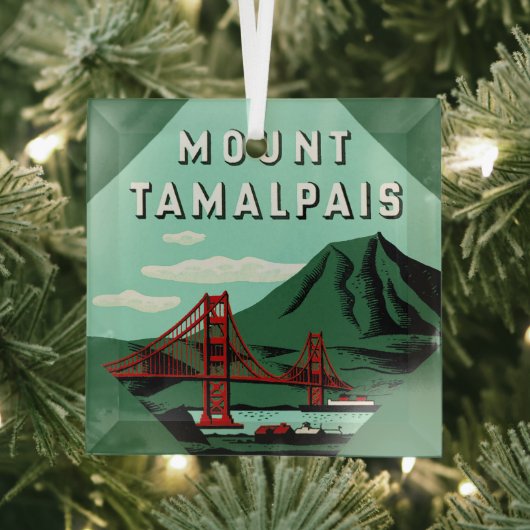 Tamalpais Glass Ornament (Insitu)