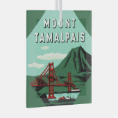 Tamalpais Glass Ornament Aus Glas (Vorderseite Rechts)