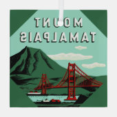 Tamalpais Glass Ornament Aus Glas (Rückseite)