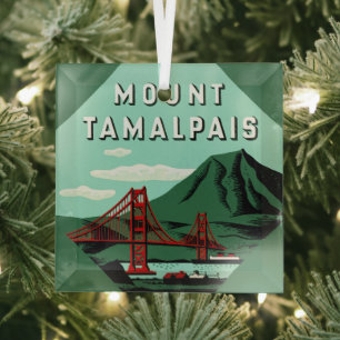 Tamalpais Glass Ornament Aus Glas