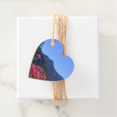 Tamalpais mit rosa Blume Geschenkanhänger (Beispiel)