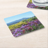 Tamalpais Purple Flowers Set 6 Untersetzer (angewinkelt)