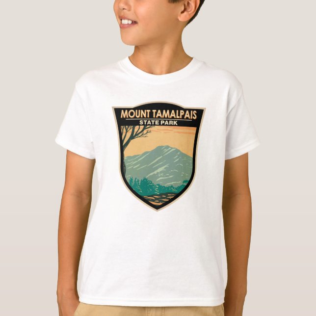 Tamalpais Staat Park/Garten: Vintag  T-Shirt (Vorderseite)