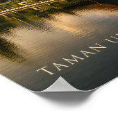 Taman Ujung Wasserpalast Bali Poster (Ecke)