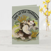 Tamandua Anteater Karte (Gelbe Blume)